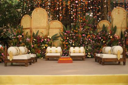 Stage and Backdrop — Wedding decor — Alila Diwa Goa